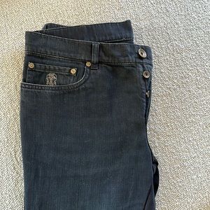 Brunello Cucinelli Dark Blue Skinny Jeans